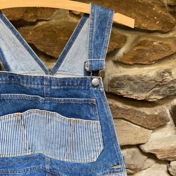 Vintage North Blue West Carpenter Denim Overalls - Picture 2 of 11